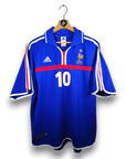 2000 - 02 France Home Shirt Zidane 10 - 9/10 - (XL) - Eternal Pitch