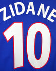 2000 - 02 France Home Shirt Zidane 10 - 9.5/10 - (L) - Eternal Pitch