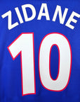 2000 - 02 France Home Shirt Zidane 10 - 9.5/10 - (M) - Eternal Pitch