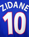2000 - 02 France Home Shirt Zidane 10 - 9.5/10 - (XL) - Eternal Pitch