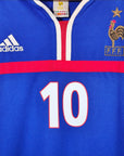 2000 - 02 France Home Shirt Zidane 10 - 9.5/10 - (XL) - Eternal Pitch