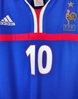 2000 - 02 France Home Shirt Zidane 10 (L) - Eternal Pitch