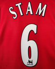 2000 - 02 Manchester United Home Shirt Stam 6 - 9.5/10 - (M) - Eternal Pitch