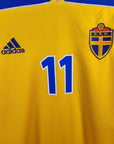 2000 - 02 Sweden Home Shirt Ibrahimovic 11 - 9.5/10 - (XL) - Eternal Pitch