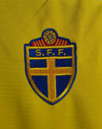 2000 - 02 Sweden Home Shirt Ibrahimovic 11 - 9.5/10 - (XL) - Eternal Pitch