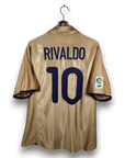 2001 - 02 FC Barcelona Away Shirt Rivaldo 10 - 6/10 - (XL) - Eternal Pitch