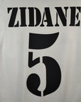 2001 - 02 Real Madrid Home Shirt Zidane 5 - 7.5/10 - (S) - Eternal Pitch