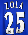 2001 - 03 Chelsea Home Shirt Zola 25 - 9.5/10 - (XL) - Eternal Pitch