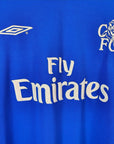 2001 - 03 Chelsea Home Shirt Zola 25 - 9.5/10 - (XL) - Eternal Pitch