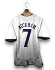 2001 - 03 England Home Shirt Beckham 7 (M) - Eternal Pitch