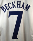 2001 - 03 England Home Shirt Beckham 7 (M) - Eternal Pitch