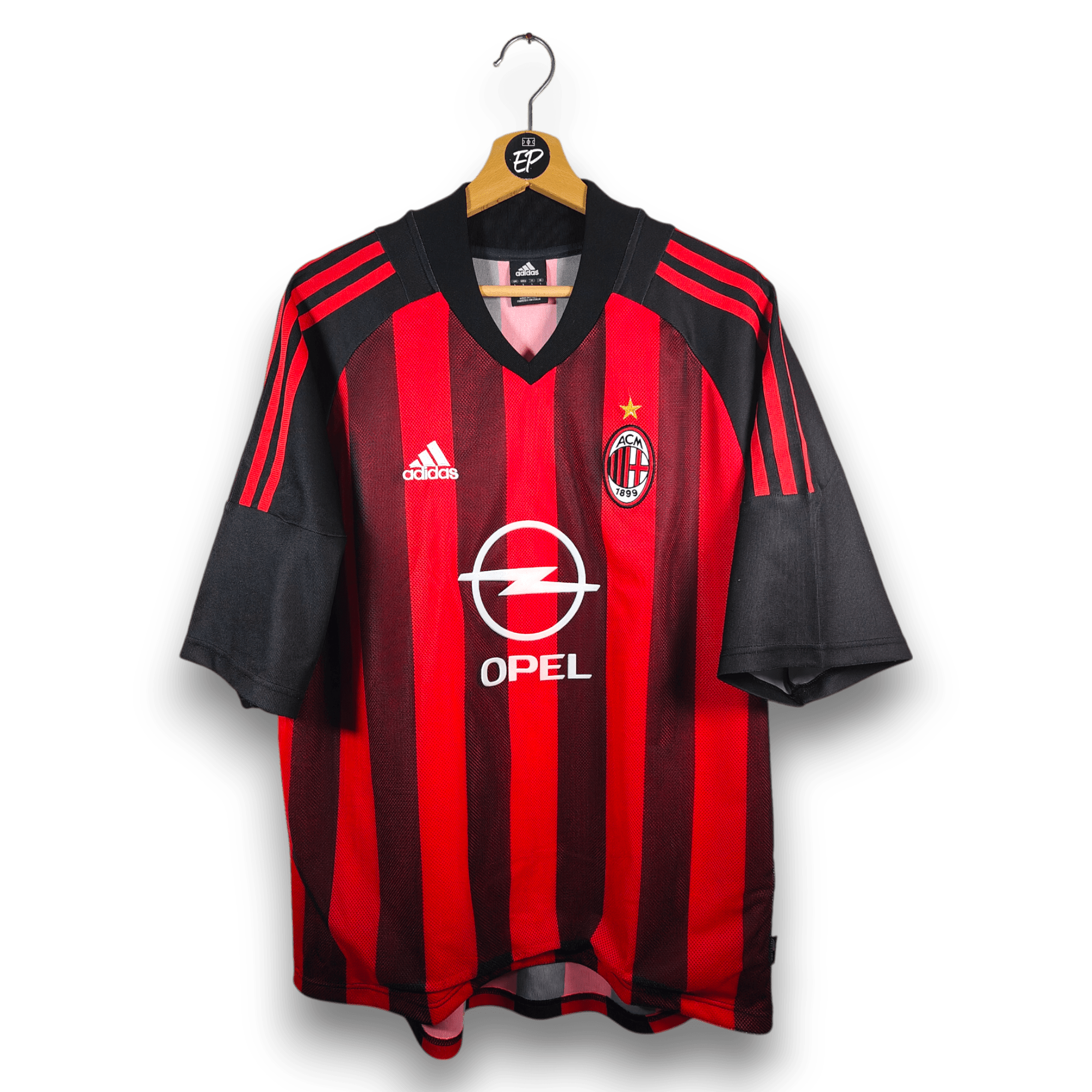 2002-03 AC Milan Home Shirt Maldini #3 - 9/10 - (L) – – Eternal Pitch