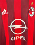 2002 - 03 AC Milan Home Shirt Maldini 3 - 9/10 - (XL) - Eternal Pitch