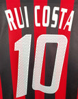 2002 - 03 AC Milan Home Shirt Rui Costa 10 - 8.5/10 - (L) - Eternal Pitch