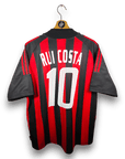 2002 - 03 AC Milan Home Shirt Rui Costa 10 - 8.5/10 - (L) - Eternal Pitch