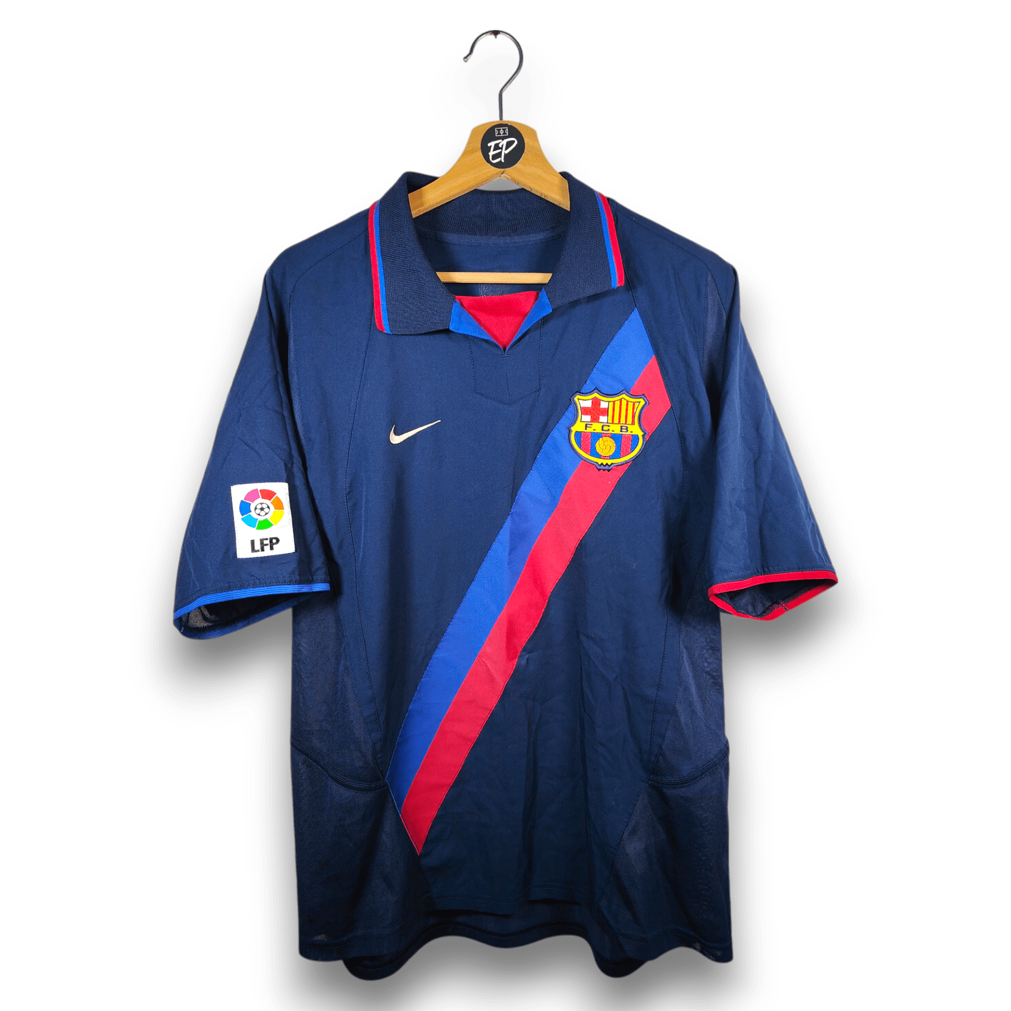 FC Barcelona Nike 2002-2003 away ユニフォーム 2002-03 FC Barcelona Away Shirt Iniesta #34 - 9/10 - (M