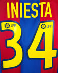 2002 - 03 FC Barcelona Home Shirt Iniesta 34 - 9/10 - (L) - Eternal Pitch