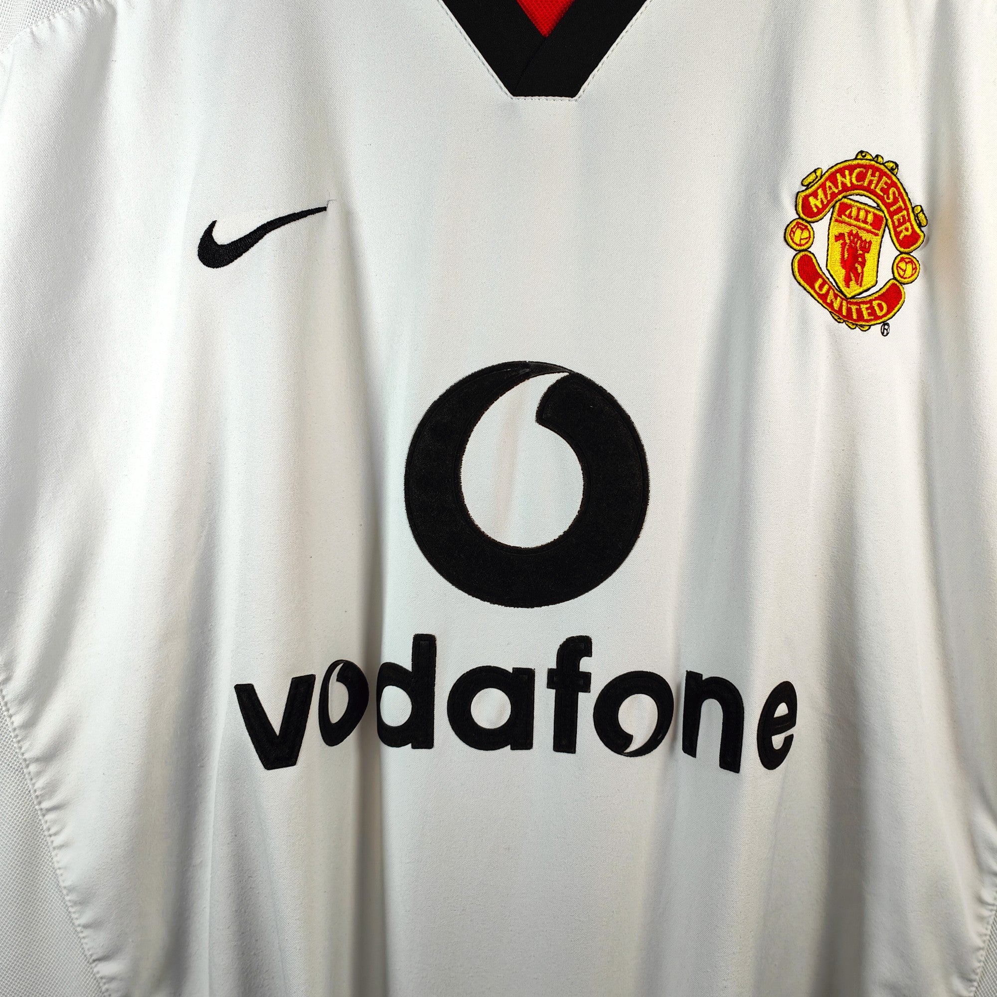 2002-03 Manchester United Away Shirt Beckham #7 - 9/10 - (XL
