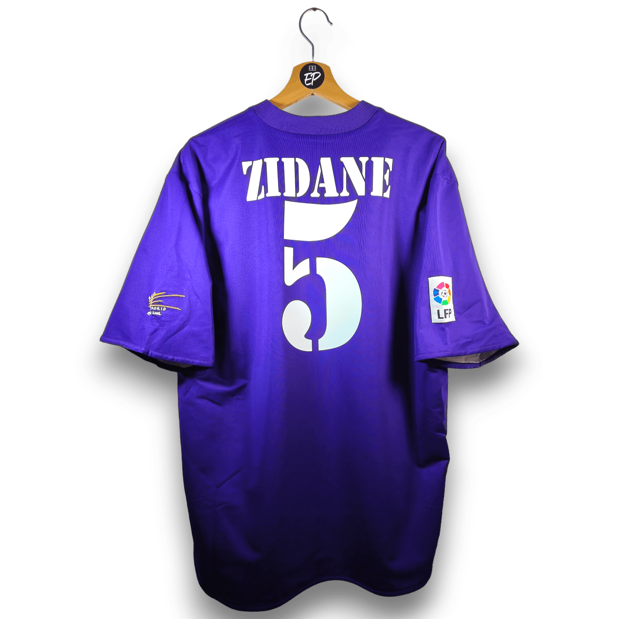 Maillot Domicile Real Madrid 2002/03 XL - Zidane Numéro 5, Occasion, Adulte