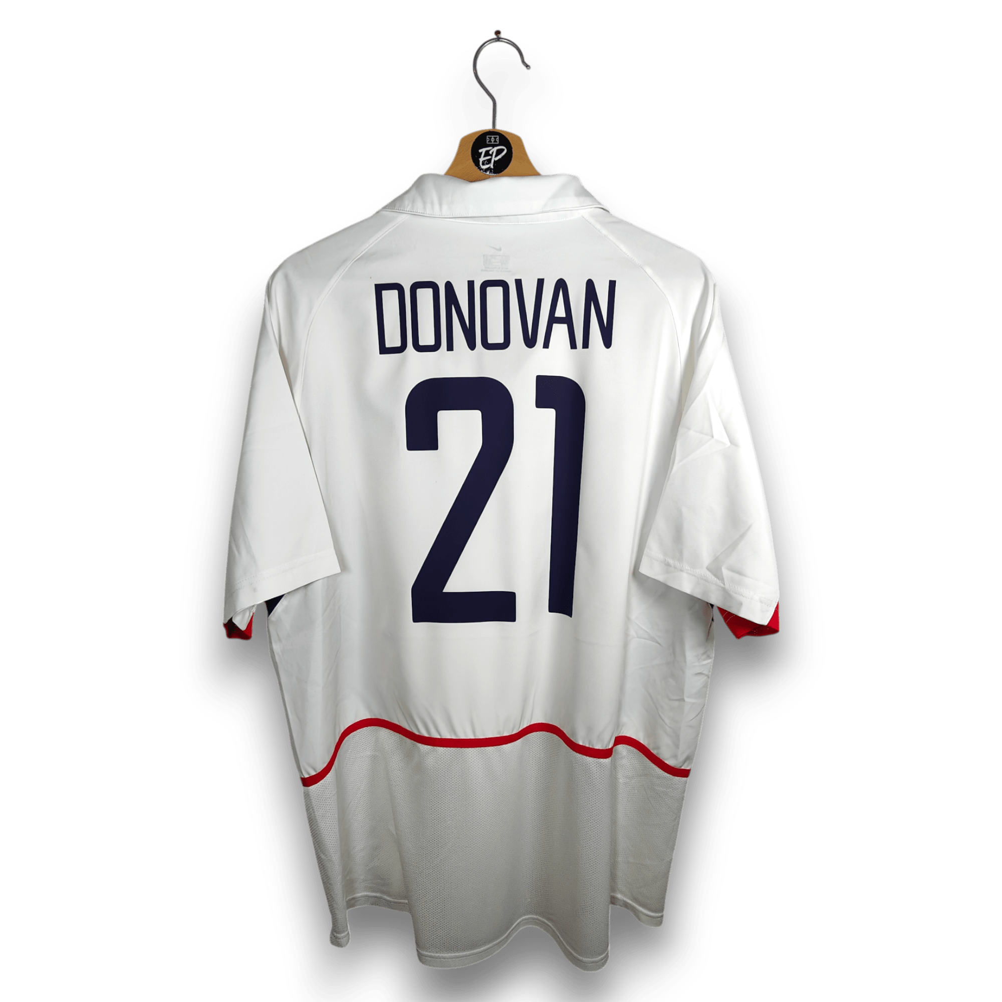 2002-03 USA Home Shirt Donovan #21 - 9/10 - (XL) – 182216 Nike