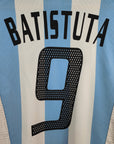 2002 - 04 Argentina Home Shirt Batistuta 9 - 8.5/10 - (XL) - Eternal Pitch