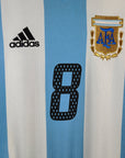 2002 - 04 Argentina Home Shirt Zanetti 8 - 9.5/10 - (M) - Eternal Pitch