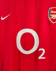 2002 - 04 Arsenal Home Shirt Bergkamp 10 - 9/10 - (XL) - Eternal Pitch