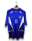 2002 - 04 Brazil Away Shirt Ronaldinho 11 - 9/10 - (M) - Eternal Pitch