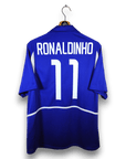 2002 - 04 Brazil Away Shirt Ronaldinho 11 - 9/10 - (M) - Eternal Pitch
