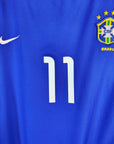 2002 - 04 Brazil Away Shirt Ronaldinho 11 - 9.5/10 - (L) - Eternal Pitch
