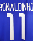 2002 - 04 Brazil Away Shirt Ronaldinho 11 - 9.5/10 - (XL) - Eternal Pitch