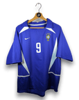 2002 - 04 Brazil Away Shirt Ronaldo 9 - 9/10 - (L) - Eternal Pitch