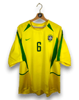 2002 - 04 Brazil Home Shirt Roberto Carlos 6 - 8.5/10 - (XL) - Eternal Pitch