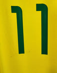 2002 - 04 Brazil Home Shirt Ronaldinho 11 - 8/10 - (XL) - Eternal Pitch