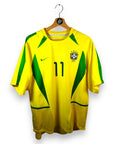 2002 - 04 Brazil Home Shirt Ronaldinho 11 (M) - Eternal Pitch