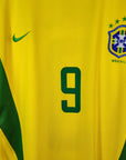 2002 - 04 Brazil Home Shirt Ronaldo 9 - 9/10 - (M) - Eternal Pitch
