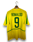 2002 - 04 Brazil Home Shirt Ronaldo 9 - 9/10 - (M) - Eternal Pitch