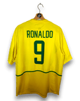 2002 - 04 Brazil Home Shirt Ronaldo 9 - 9/10 - (XL) - Eternal Pitch