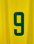 2002 - 04 Brazil Home Shirt Ronaldo 9 - 9.5/10 - (XL) - Eternal Pitch