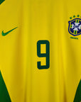 2002 - 04 Brazil Home Shirt Ronaldo 9 - 9.5/10 - (XL) - Eternal Pitch