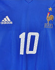 2002 - 04 France Home Shirt Zidane 10 - 8.5/10 - (XL) - Eternal Pitch
