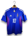 2002 - 04 France Home Shirt Zidane 10 - 9.5/10 - (XS) - Eternal Pitch