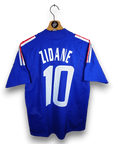2002 - 04 France Home Shirt Zidane 10 - 9.5/10 - (XS) - Eternal Pitch