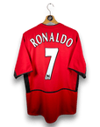 2002 - 04 Manchester United Home Shirt Ronaldo 7 - 8/10 - (M) - Eternal Pitch