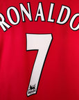 2002 - 04 Manchester United Home Shirt Ronaldo 7 (L) - Eternal Pitch
