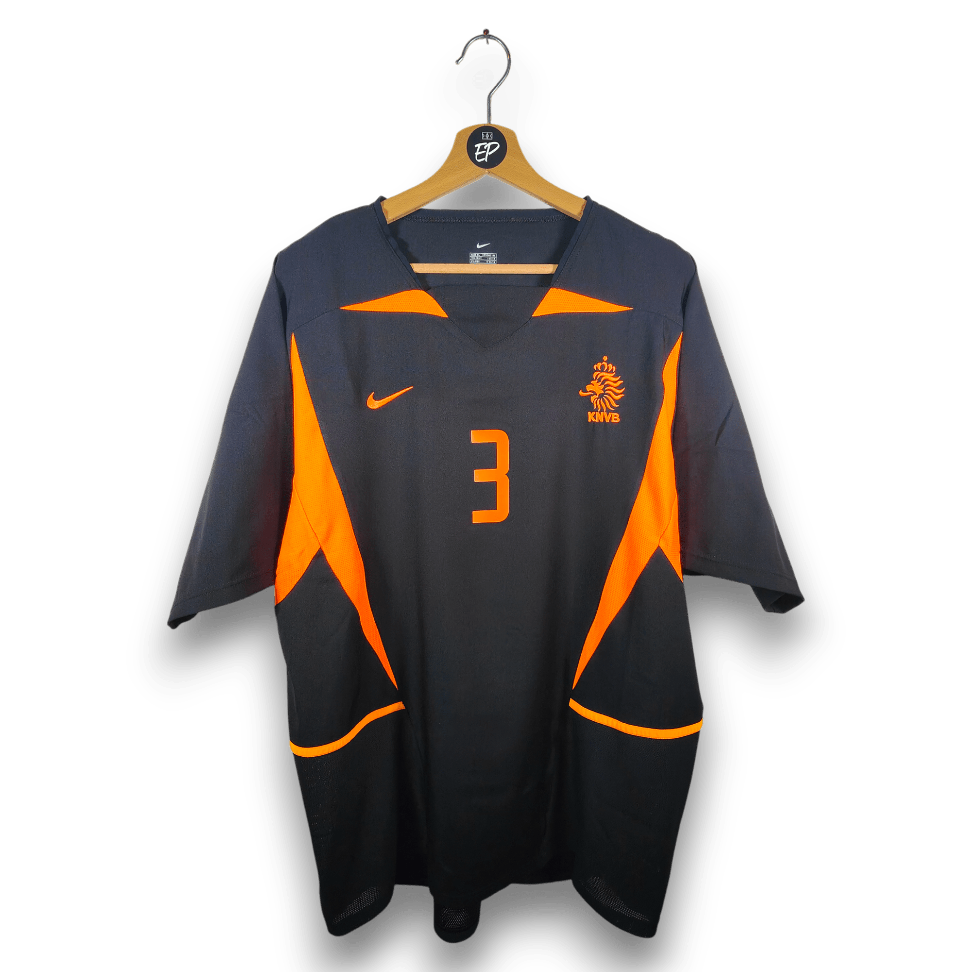 2002 - 04 Netherlands Away Shirt Stam 3 - 9.5/10 - (XL) - Eternal Pitch