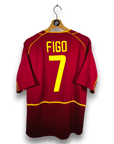 2002 - 04 Portugal Home Shirt Figo 7 - 9/10 - (M) - Eternal Pitch