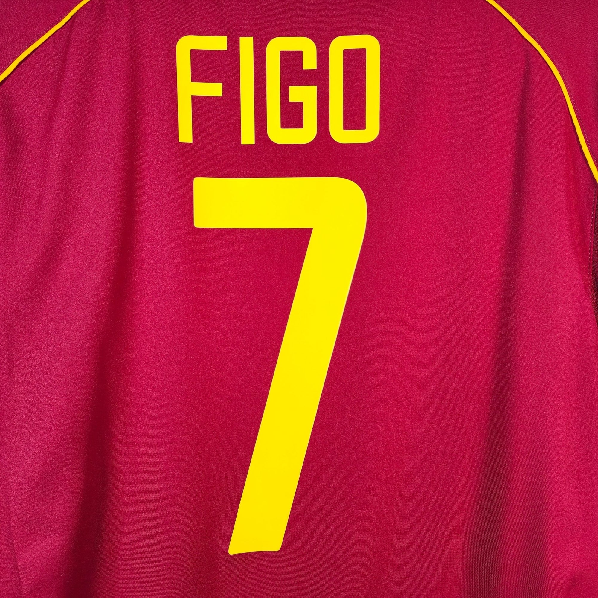 2002 - 04 Portugal Home Shirt Figo 7 - 9/10 - (M) - Eternal Pitch