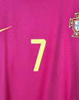 2002 - 04 Portugal Home Shirt Figo 7 - 9/10 - (M) - Eternal Pitch