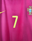 2002 - 04 Portugal Home Shirt Figo 7 - 9.5/10 - (XL) - Eternal Pitch